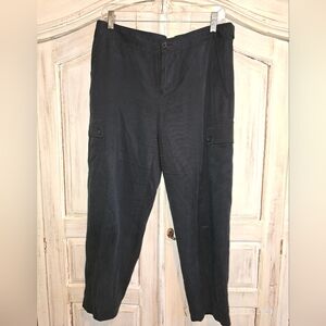Banana Republic lyocell cargo pants  size 6 petite Vintage